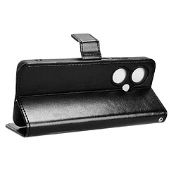 Htdmobiles Housse pour OnePlus Nord CE 3 / CE 3 Lite 5G - etui coque pochette portefeuille + film ecran - NOIR