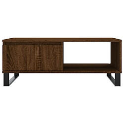 Acheter vidaXL Table basse chêne marron 90x60x35 cm bois d'ingénierie