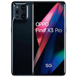 Oppo Find X3 Pro 5G 12 Go/256 Go Noir (Noir brillant) Double SIM CPH2173 - Reconditionné