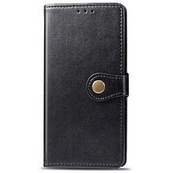 Etui en PU avec support noir pour votre Huawei Y7p/P40 lite E