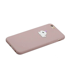 Coque en TPU + PU poupée animale enduite chien pour votre Apple iPhone 7/8 4.7 pouces