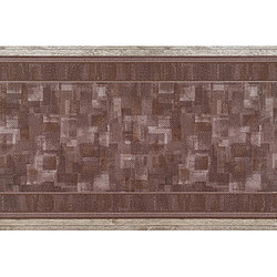 RUGSX TAPIS DE COULOIR ANTIDÉRAPANT TRIBE marron 80cm 80x400 cm pas cher