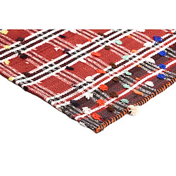 Avis Vidal Tapis de laine 222x135 rouge Jajim