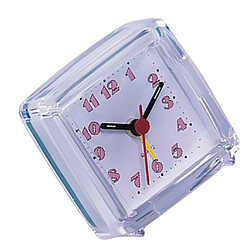 Mini Voyage Horloge Gradient Son Bureau Réveil Snooze Veilleuse 3 # Blanc pas cher