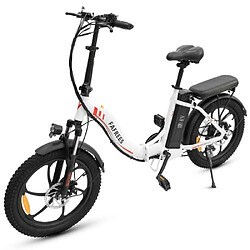 Vélo Electrique FAFREES F20 Pliable 36V 250W 15Ah Batterie Vitesse Maximale 25km/h Blanc