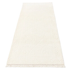 Avis Vidal Tapis de couloir en laine 203x79 beige Darya