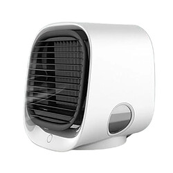 Refroidisseur D'air évaporatif Portable Ventilateur Refroidissement Climatiseur Humidificateur Blanc