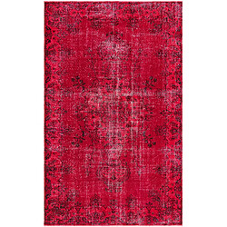 Vidal Tapis de laine 274x168 rouge Ultra Vintage