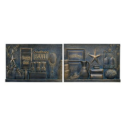 Décoration murale DKD Home Decor Traditionnel (2 pcs)