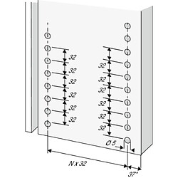 Hettich Gabarit de perçage Drill Jig pour charnières