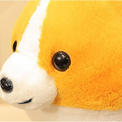 Universal Peluche mignonne pour chien Corgi remplie d'oreiller de dessin animé d'animaux souples 45 * 35 cm