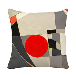 Alter Coussin avec impression numérique, 100% Made in Italy, Coussin de canapé décoratif, amovible et lavable, modèle Porzia, 40x40x5 cm