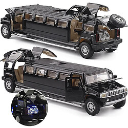 Universal 1: 32 Alliage Hummer Limousine Métal Voiture Modèle (Noir)