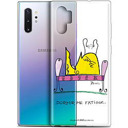 Caseink Coque Pour Samsung Galaxy Note 10+ / Plus (6.8 ) [Gel HD Collection Les Shadoks ? Design Dormir - Souple - Ultra Fin - Imprimé en France]