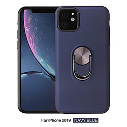 Wewoo Coque Pour Huawei Nova 6 SE Litchi Texture TPU Antichoc Bleu Marine