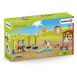 Schleich Farm World - Agilité au box à cheval