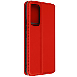 Avizar Housse Xiaomi 12 Lite Clapet Portefeuille Support Vidéo rouge