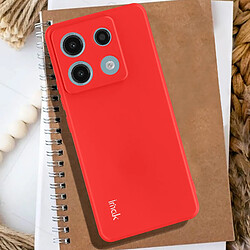 Coque pour Xiaomi Redmi Note 13 Pro Silicone Gel Souple Fine Imak UC-4 Rouge pas cher