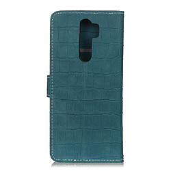 Avis Wewoo Housse Coque Pour OPPO A9 2020 Étui en cuir à rabat horizontal avec texture de crocodile supportporte-monnaie et portefeuille et logements de cartesavec cadre photo Vert foncé