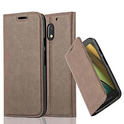 Cadorabo Coque Motorola MOTO E3 Etui en Brun