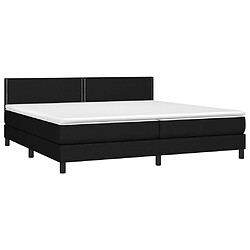 Avis Sommier à lattes,Cadre à lattes de lit et matelas et LED pour Adulte Noir 200x200 cm Tissu -MN20899