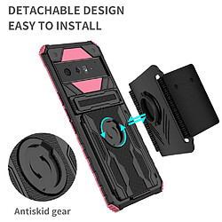 Coque en TPU anti-griffes avec béquille, rose pour votre Google Pixel 6 Pro