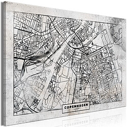 Artgeist Tableau - Copenhagen Plan (1 Part) Wide 60x40 cm