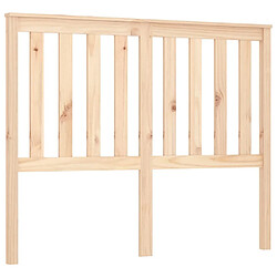 Maison Chic Tête de lit scandinave,Meuble de chambre 126x6x101 cm Bois massif de pin -MN60190