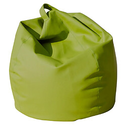 Alter Pouf élégant, couleur verte, Dimensions 80 x 120 x 80 cm