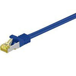 Disney RJ45 patch cord S/FTP (PiMF), w. CAT 7 raw cable 2m Blue 4x2xAWG 26, CU