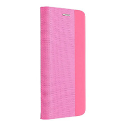 Ozzzo etui sensitive book pour samsung a12 rose