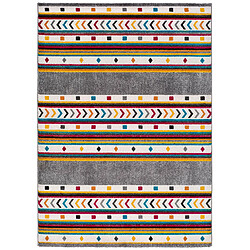 Tapis Universal XXI - Série BADARI - 160X230 cm - Teinte : multicolore