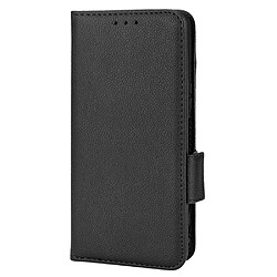 Etui en PU texture litchi noir pour votre Sony Xperia 5 III 5G