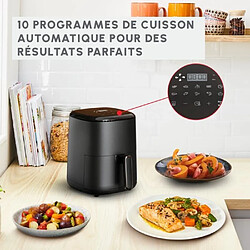 MOULINEX Easy Fry Compact, Friteuse sans huile, 3 L, 4 personnes, 10 Programmes automatiques, Ecran digital, Air fryer EZ145820 pas cher