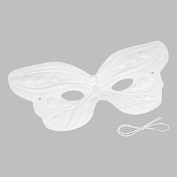 Paris Prix Masque à Décorer Papillon 16x24cm Blanc