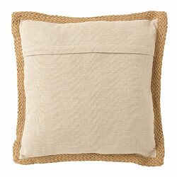 Paris Prix Coussin Déco Imprimé Feuille 49x49cm Naturel