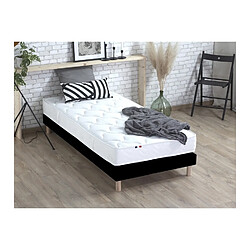 Idliterie Ensemble Matelas Mousse ferme réversible ALTO + Sommier - Made in France