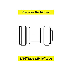 ich-zapfe Connecteur droit pour tuyau 5/16