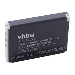 vhbw batterie remplace CipherLab BA-80S1A2, KB1B371200005 pour smartphone (1300mAh, 3,7V, Li-Ion)