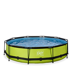 EXIT Piscine Lime 360x76cm avec pompe filtrante - vert