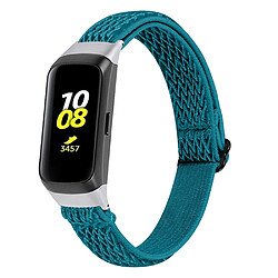 Bracelet en nylon tressée réglable azurite pour votre Samsung Galaxy Fit R375