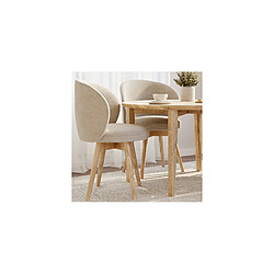 Acheter ICONIK INTERIOR Fauteuil En Bouclette Fausse Fourrure Tapissée - Boucles Blanches - Yuna Blanc