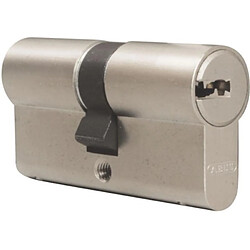 Abus Cylindre EC-S 30x30 laiton nickelé 5 Clés