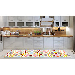 Alter Tapis de cuisine, 100% Made in Italy, Tapis antitache avec impression numérique, Tapis antidérapant et lavable, Modèle Esteban, 120x52 cm