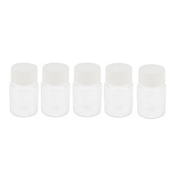 5 pièces échantillons liquides de laboratoire échantillons bouteilles flacons avec bouchon transparent 60ml