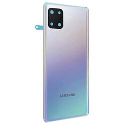 Avis Cache Batterie Officiel pour Samsung Note 10 Lite Argent Stellaire