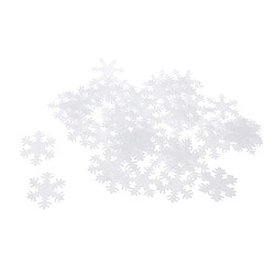 Applique de flocon de neige en tissu