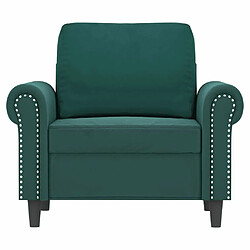 Avis Maison Chic Fauteuil Relax pour salon | Fauteuil Vert foncé 60 cm Velours -GKD28282