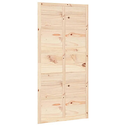 vidaXL Porte de grange 100x1,8x214 cm Bois massif de pin