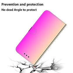 Acheter Wewoo Coque Etui à rabat en surface miroir avec pour iPhone 11 Pro fentes cartes et porte-cartes ainsi que portefeuille et lanière dégradé de couleur